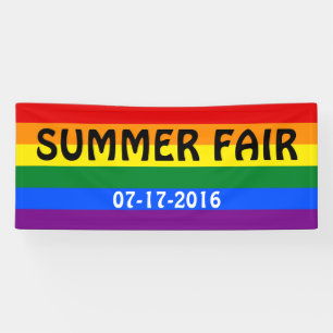 Banderoles COULEURS DE DRAPEAU PLANIFIQUE / LGBT + vos idées