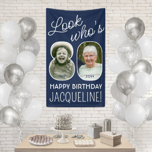 Banderoles Couleurs DIY • Joyeux 80e Anniversaire 2 Photos