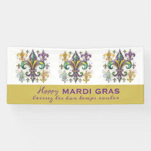 Banderoles Couleurs personnalisées de Mardi Gras