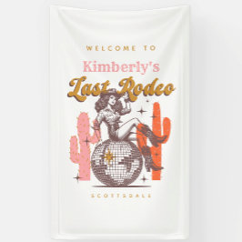 Banderoles Country Cowgirl Dernier Rodeo Bachelorette Party