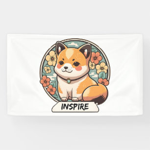 Banderoles Coupe Cute Shiba Inu