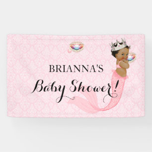 Banderoles Couronne de bébé fille de princesse sirène ethniqu