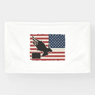 Banderoles Course de tonneaux Drapeau américain Conception ve