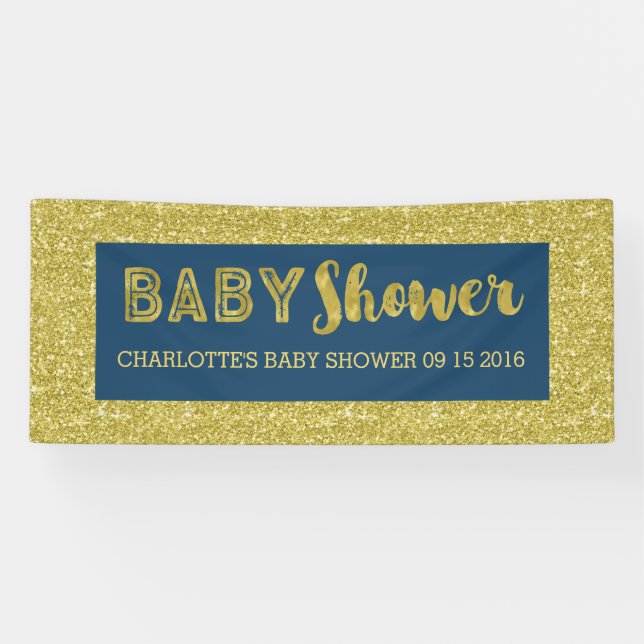 Banderoles Coutume de signe de baby shower de parties (Horizontal)
