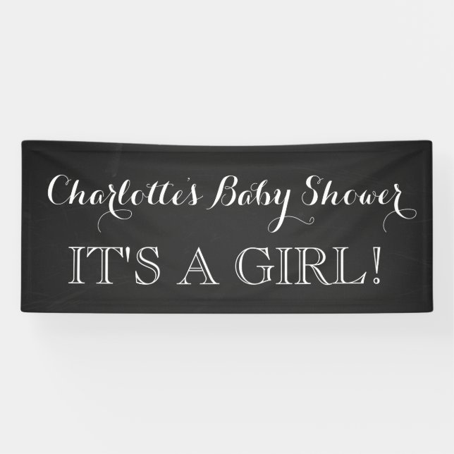 Banderoles Coutume rustique de signe de baby shower de (Horizontal)