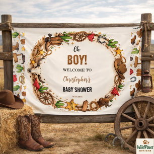 Banderoles Cowboy Wild West Rodeo Ranch   Bébé Western Rustiq