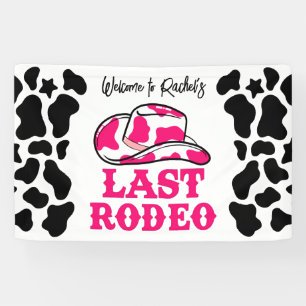 Banderoles Cowgirl Disco Dernier Rodéo Enterrement de Vie de