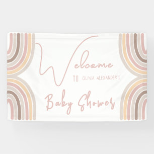 Banderoles Cream Pastel Simple minimaliste Baby shower