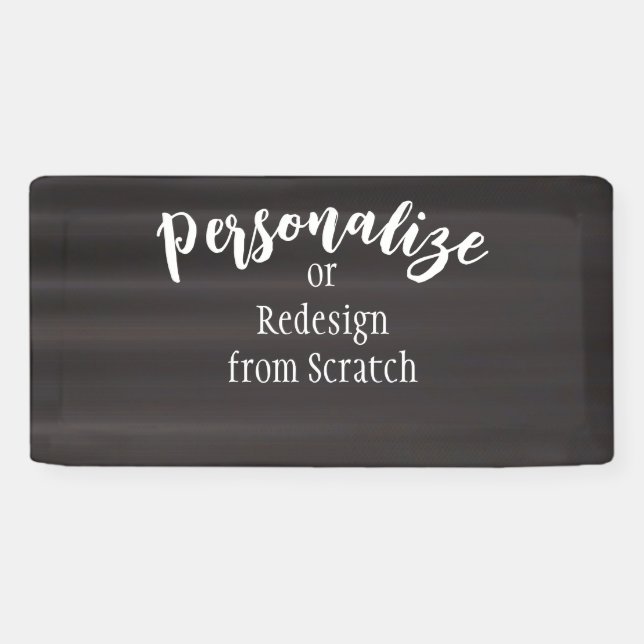Banderoles Créez Votre Propre Design Personnalisé (Horizontal)
