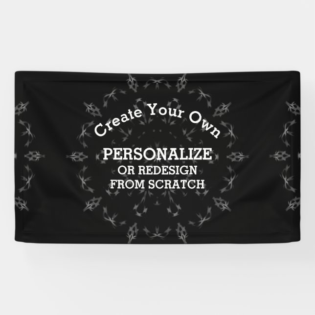 Banderoles Créez votre propre personnalisation (Horizontal)
