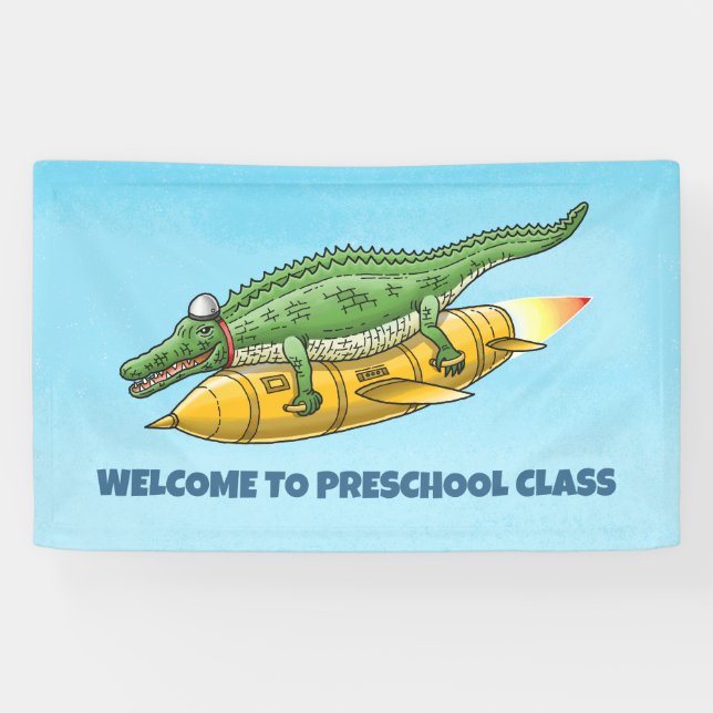 Banderoles Crocodile Fusée (Horizontal)