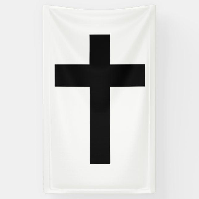 Banderoles Croix chrétienne (Vertical)