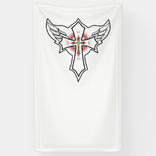 Banderoles croix chrétienne