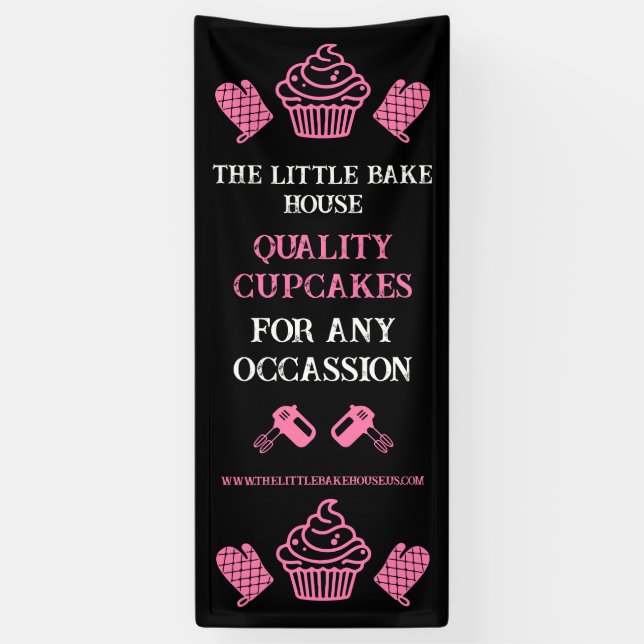Banderoles Cupcake Baker (Vertical)