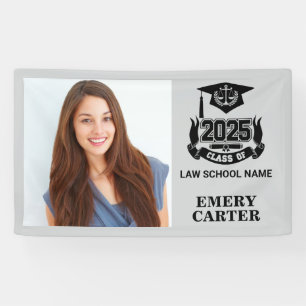 Banderoles Custom 2025 Graduate Photo Attorney Law School