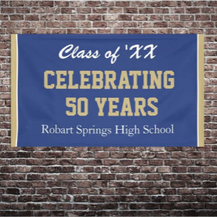 Banderoles Customizable! Celebrate any year reunion banner