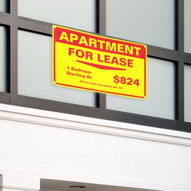 Banderoles Customize 1 2 3 Bedroom Apartments For Lease  (Bâtiment extérieur)