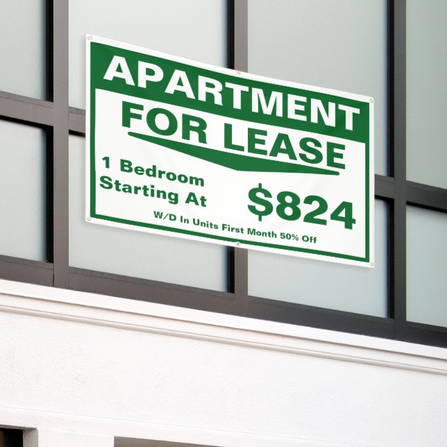 Banderoles Customize 1 2 3 Bedroom Apartments For Lease  (Bâtiment extérieur)