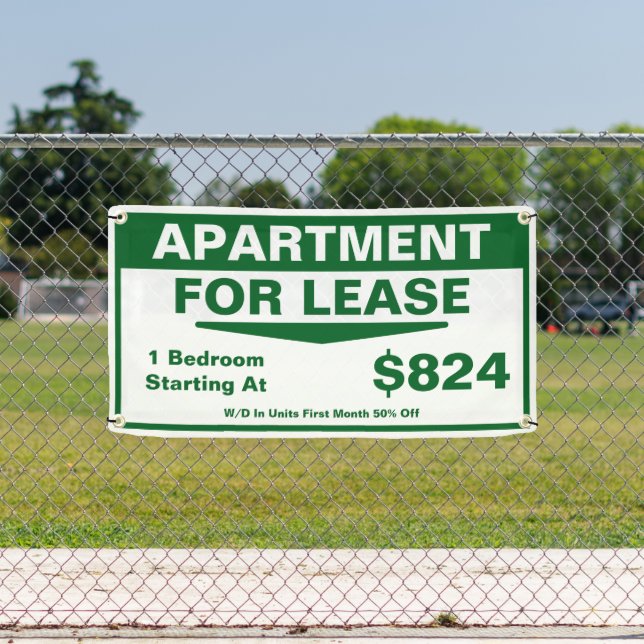 Banderoles Customize 1 2 3 Bedroom Apartments For Lease  (Insitu)