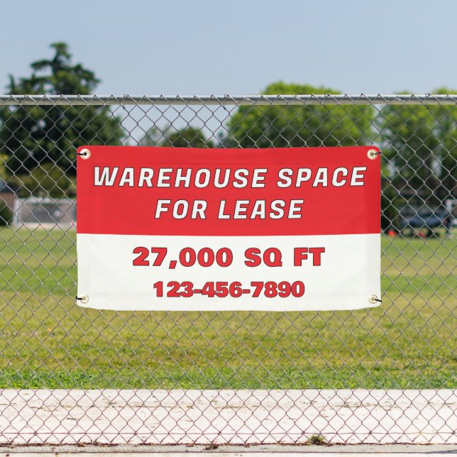 Banderoles Customize Warehouse Space For Lease Business (Insitu)