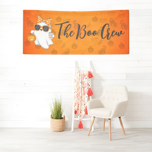 Banderoles Cute Halloween Ghost Citrouille épice personnalisé