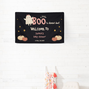 Banderoles Cute Little Boo Girl Halloween Baby shower Bienven