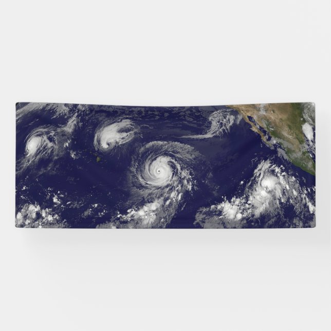 Banderoles Cyclones tropicaux (Horizontal)