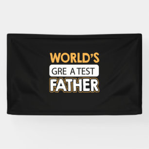 Banderoles Daddy Gift Le plus grand père du monde