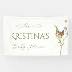 Banderoles Daisy Baby in Bloom Baby shower Fleur sauvage