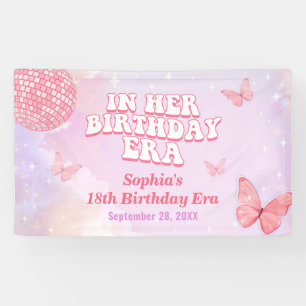 Banderoles Dans son anniversaire fête d'anniversaire
