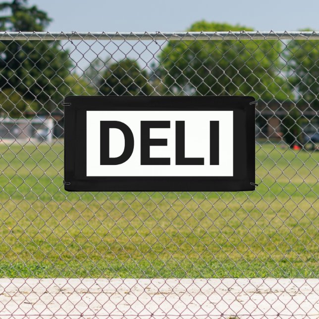 BANDEROLES DELI SIGN BANNER (Insitu)