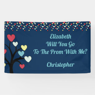 Banderoles Demander Au Prom Love Heart