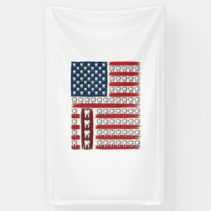 Banderoles Dentiste Patriotique Dent Drapeau