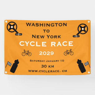 Banderoles Départ de la course cycliste