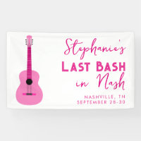 Dernier Bassin de Guitare Rose à Nash Bachelorette