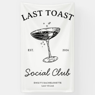 Banderoles Dernier toast Club Social Merchandising pour Enter