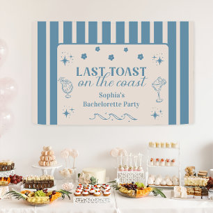 Banderoles Dernière Toast Sur La Côte Fête de Bachelorette We