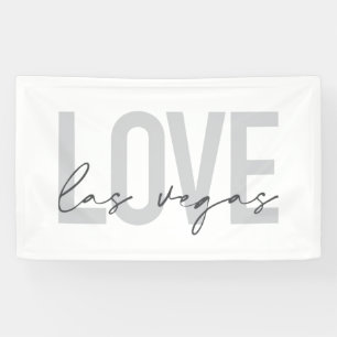 Banderoles Design moderne, urbain, simple, cool Love Las Vega
