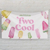Deux Glaces Roses Rétro Cool pour une fête d'anniv