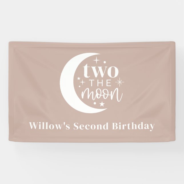 Banderoles Deux La Lune Blush (Horizontal)