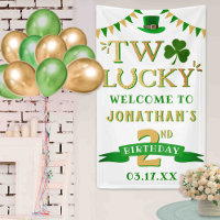 Deux Lucky St. Patrick's Day 2e anniversaire Bienv