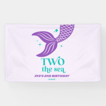DEUX Sea Mermaid 2e fête d'anniversaire