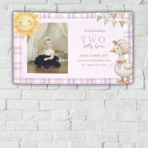 Banderoles Deux sodomie Goose Girl 2e anniversaire Photo Bien