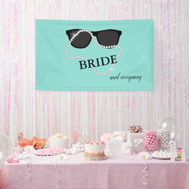 Banderoles Diamants de mariée et douche de glam Tiara Party (Fête)