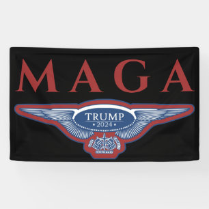 BANDEROLES DIEU FAMILLE PAYS AVIONS DE PAYS TRUMP 2024 MAGA