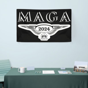 BANDEROLES DIEU FAMILLE PAYS AVIONS DE PAYS TRUMP 2024 MAGA