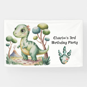 Banderoles Dinosaur Aventure Boy's Birthday Party