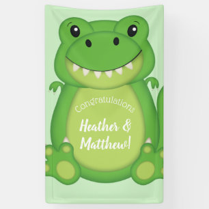 Banderoles Dinosaure Baby shower T-Rex