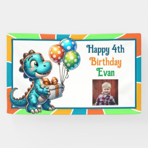 Banderoles Dinosaure thème fête d'anniversaire de l'enfant Pe