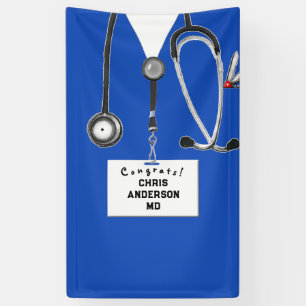 Banderoles Diplôme de fin d'études de médecine